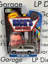 GREENLIGHT 1997 Ford F-250 Gold w/ Bed Cap LP Exclusive 1:64 Diecast Ricks Auto