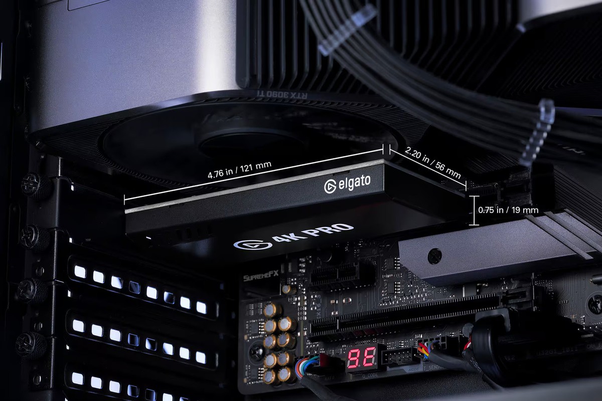 Elgato - 4K Pro 8K60 Passthrough/4K60 Capture for PC, Nintendo