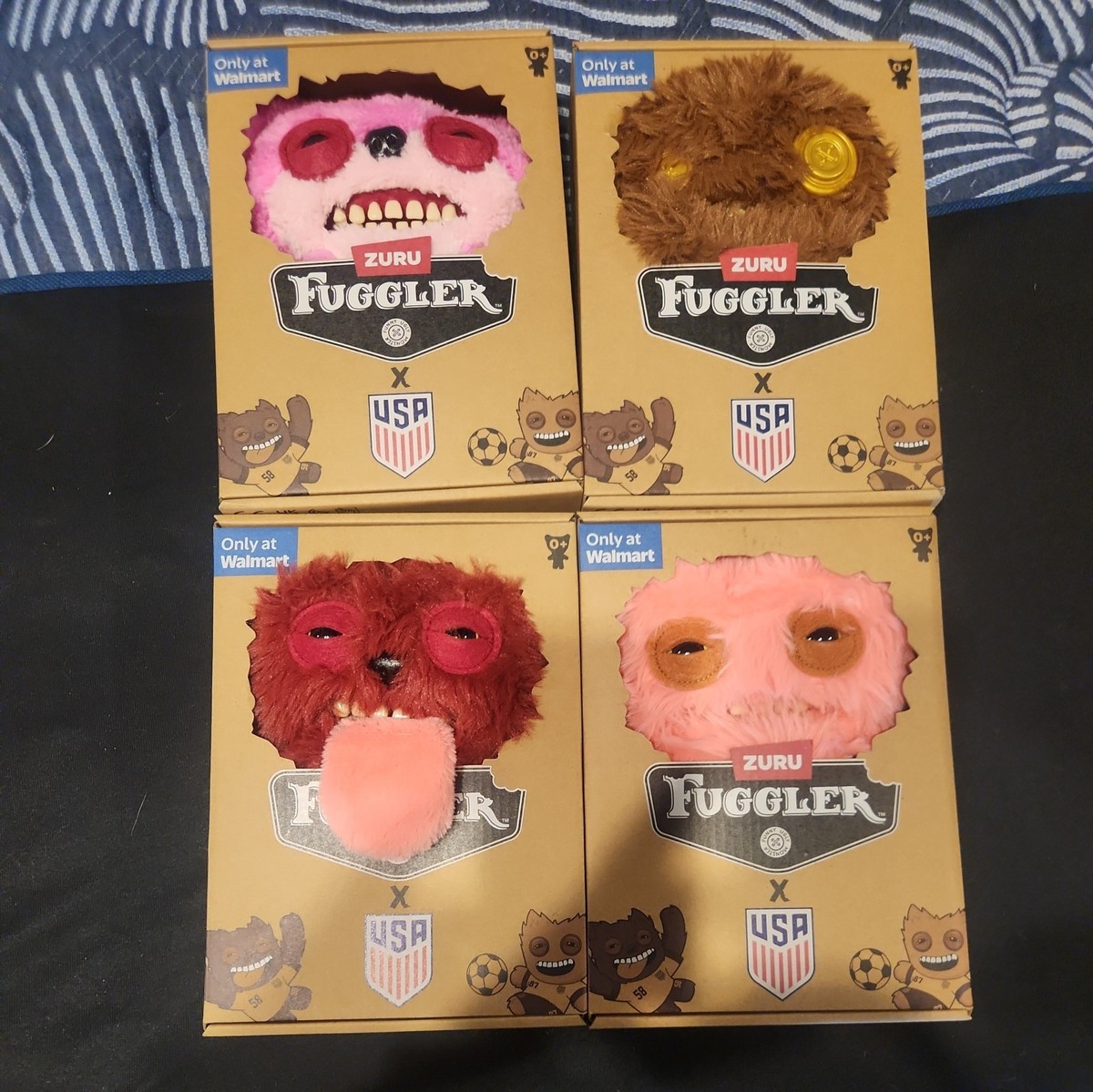 2026 ZURU = Fuggler = USA soccer series = US SOCCER SET of 4 NEW