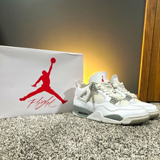 Jordan Air Jordan 4 Retro White Oreo White/Gray Men's US 10 CT8527-100 2021