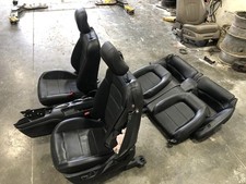 2015-2017 Ford Mustang Black Leather Front Rear Bucket Seats Wconsole See Pics