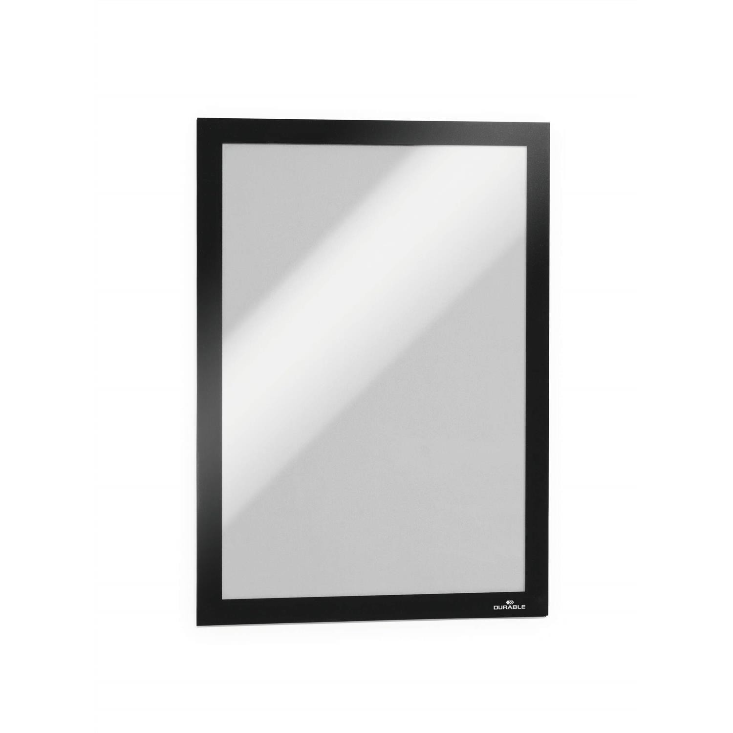 Cadre DURABLE AFRAME A4 noir 4882-01 l'affichage premium en lot de 10