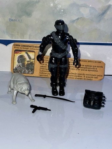 GI Joe Estrela Snake Eyes Timber Rare Brazil Comandos Em Acao Mint Fc
