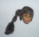 Vintage Talking Barbie Doll Head Only No Body Brunette