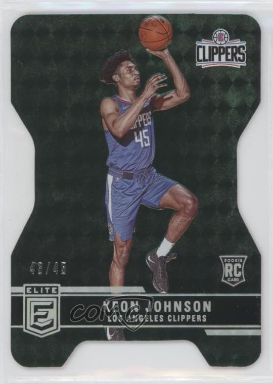 2021-22 Donruss Elite Rookies Status 43/45 Keon Johnson #228 Rookie RC 0vv