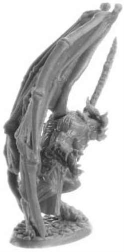 Juego en caja de demonios de sangre miniatura 25 mm escala heroica figura huesos segador negro min Foto 4 de 4