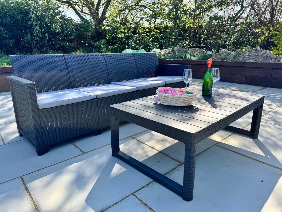 Corner Sofa Keter Corfu Outdoor Furniture Wicker Keter Corfu