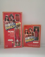 Mattel Mork and Mindy 1979 Vintage Dolls Talking Mork New In Opened Box See Pics