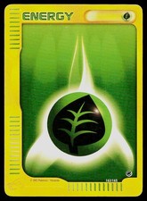 Pokemon Card Expedition Base Set Grass Energy 162/165