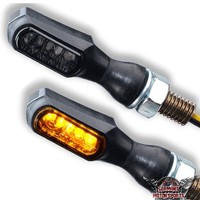 LED Motorrad Mini Blinker E-GeprüFt Vorn Hinten Roller Quad Universal 12V 1 Paar