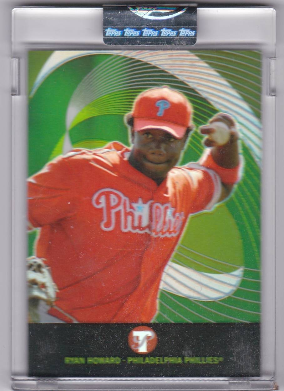 2003 Topps Pristine Uncirculated Refractor #190 Ryan Howard /99 Phillies RC