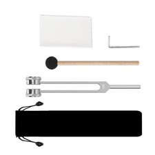 128Hz Tuning Fork For Sound Healing With Mallet And Carry Bag For Meditation