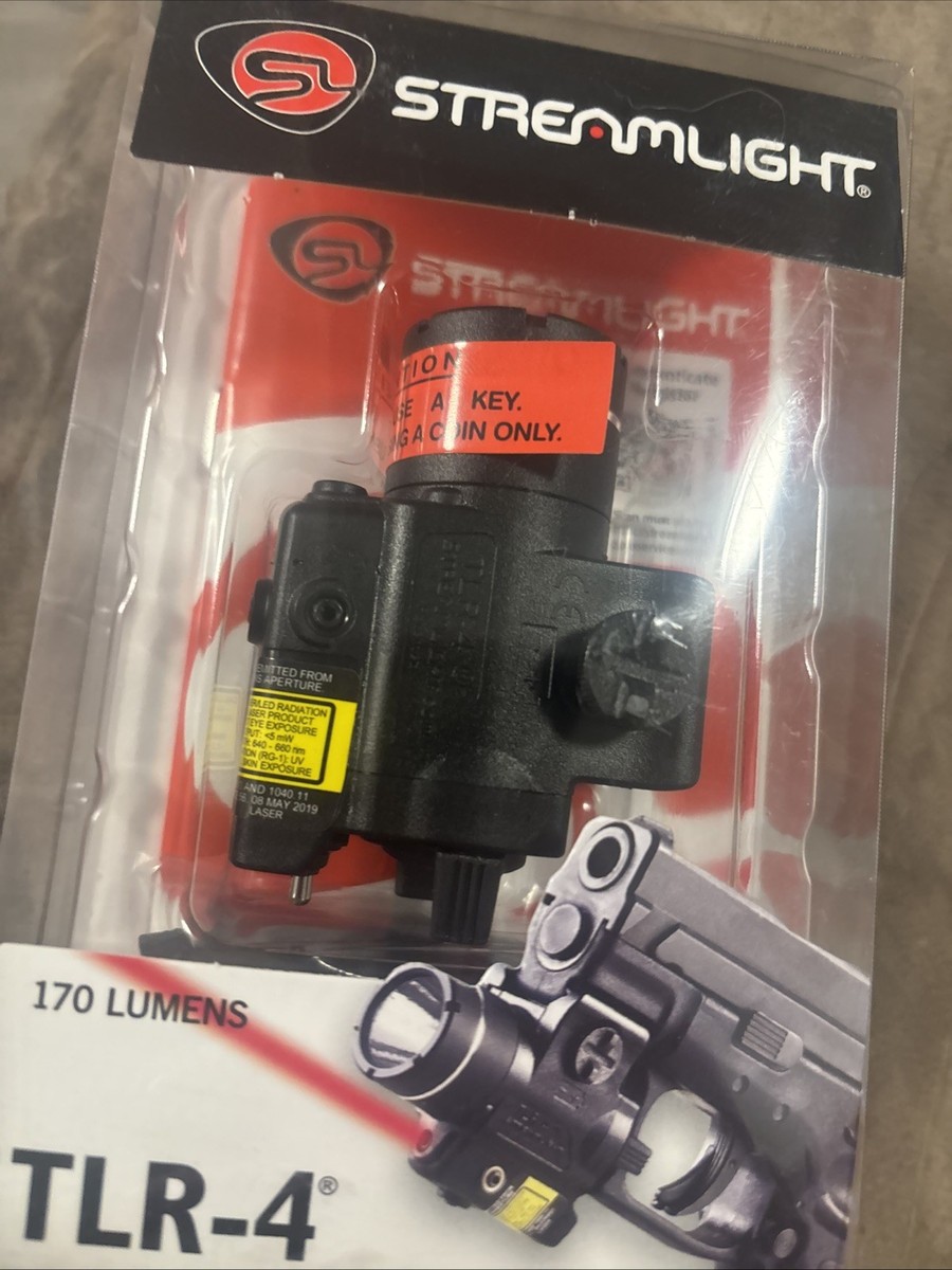 Streamlight TLR-4 Weapon Mounted LED Light with Red Laser #692646