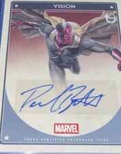 Topps 2026 Brooklyn Marvel Avengers Vision Paul Bettany Autograph MUA-PB