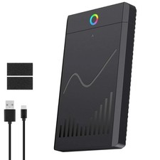 Rugged ABS USB 3.1 Type-C 2.5 Inch SATA SSD HDD Enclosure with RGB Light Ring