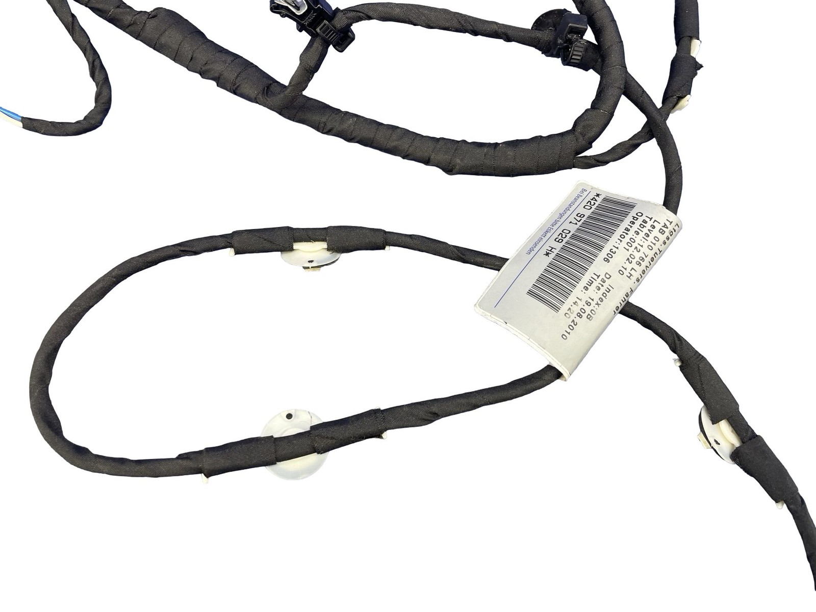 2008-2015 AUDI R8 TYPE 42 FRONT LEFT DOOR WIRE CABLE WIRING HARNESS 420971029H