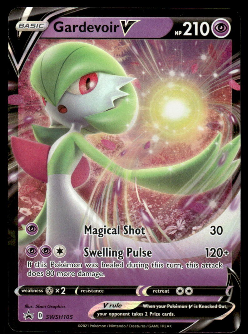 Pokemon TCG SWSH Promo Cards #SWSH105 Gardevoir V NM