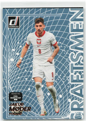 #ad 2025 26 Panini Donruss FIFA Craftsmen Jakub Moder #24 Poland $2.49