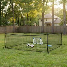 Football Backstop Net PE Material Ball Stop Net Easy to Assemble