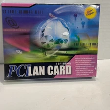 PCI Lan Card - 10/100MB - Realtek RTL8139C Chip - Sealed in Box