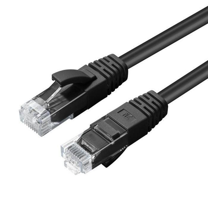 MicroConnect UTP5003S U/UTP CAT5e 0.3M Black PVC