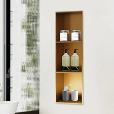 Recessed Shower Storage Shelf Bathroom Shelf Organizer Stainless Shower Shelf