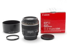 [MINT w/Hood] Canon EF-S 60mm f/2.8 Macro USM Lens From JAPAN