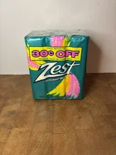 Zest 1980’s original vintage deodorant bar soap 5oz 3 bars brand new sealed