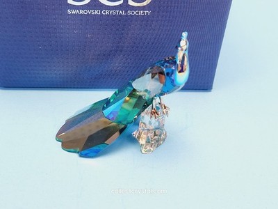 SWAROVSKI SCS Figurine 2013 Peacock Bird # 1142861 or # 1145553