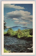 Vintage Franconia Ridge & Gale River Postcard White Mountains NH