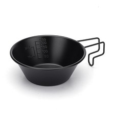 Bowl Camping Cookware 0.5mm 304 Stainless Steel Black/Green/Beige