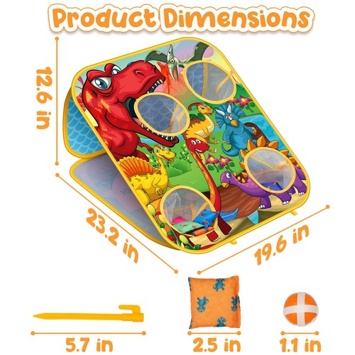 Bean Bag Toss Game for Kids - Cornhole Board Outdoor Toys for Toddlers -Party... - Picture 7 of 8