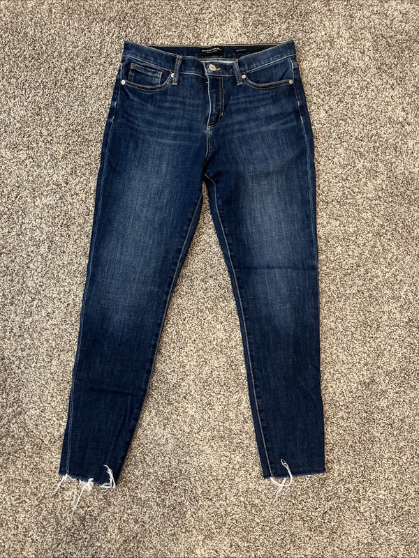 Banana Republic Women’s Premium Denim Mid Rise Skinny Blue 28