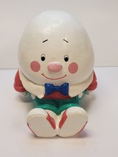 Dept 56 Vintage Humpty Dumpty Unique Shelf Table Sitting Piggy Bank With Plug
