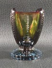 Boyd's Crystal Art Glass HEART TOOTHPICK HOLDER #8 RUBINA 6-20-79 Glow NOS — photo 7