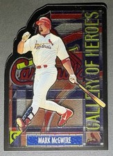 1999 Topps Gallery - Mark McGwire GH1 Gallery of Heroes Stained Glass Die Cut