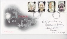 GB ROYAL MAIL FDC FIRST DAY COVER 1997 TALES OF TERROR STAMP SET ESSEX HANDWRITT