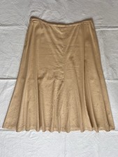 Ralph Lauren Skirt 12P Tan 50 Silk 47 Ramie 3 Spandex