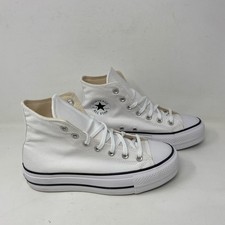 Converse Chuck Taylor Lift Hi Platform White/Black Women s 7.5