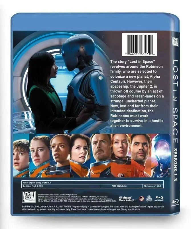Lost in Space: The Complete Blu-Ray (Original TV Series) *NEW/SEALED* - Image 3 of 3