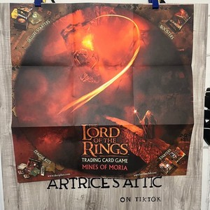 2002 Lord of the Rings Mines of Moria CCG Card Game Promo Poster SG-636