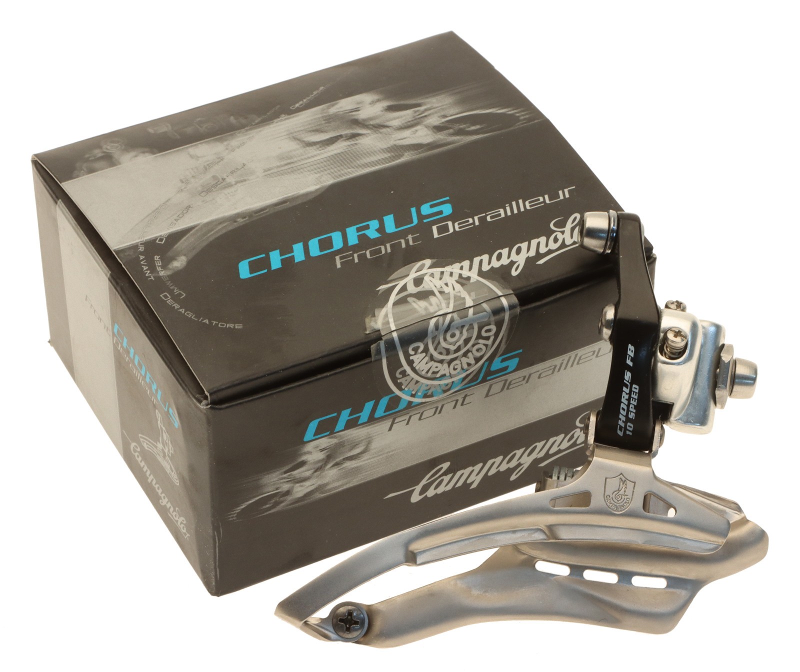 Campagnolo Chorus FB Flat Bar Triple Front Derailleur 10 Braze-On FD5-CH3BFB NEW 25090₽