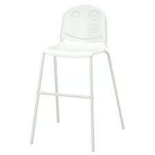 IKEA VILDGAS Junior Chair White Kids Childrens Toddler Dining Chair Modern New