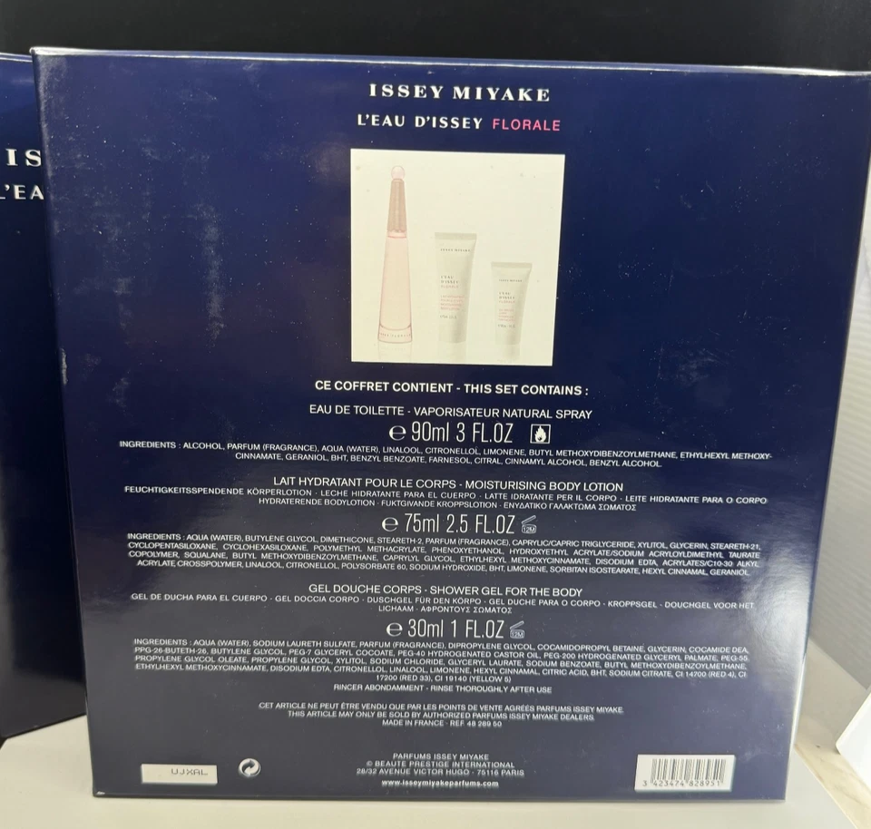 Issey Miyake L'eau D'Issey Florale Juego de 3 piezas NUEVO EN CAJA Foto 4 de 4