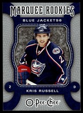 2007-08 O-Pee-Chee MARQUEE ROOKIE Kris Russell Rookie Columbus Blue Jackets #528