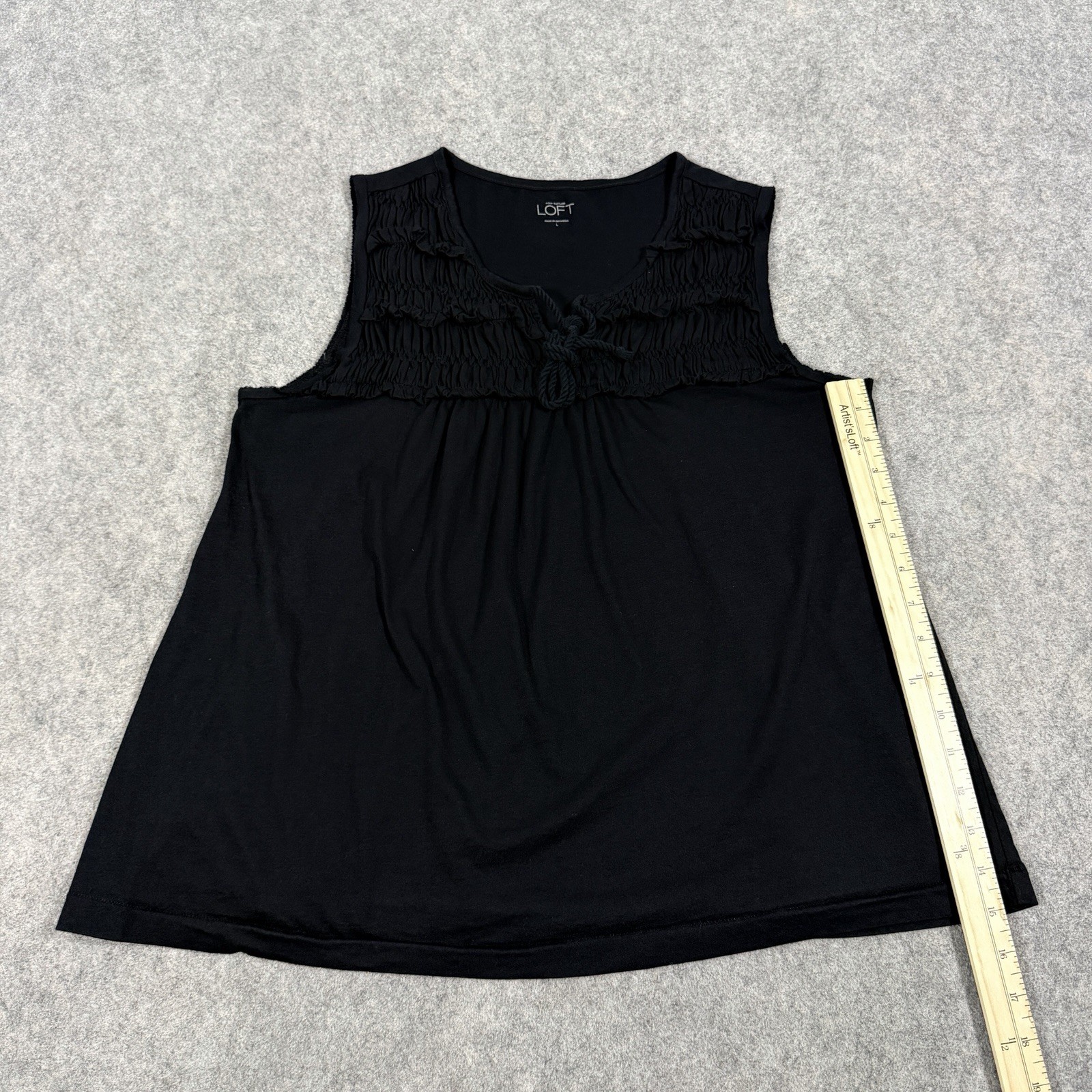 Ann Taylor Loft Lightweight Drawstring Sleeveless… - image 7