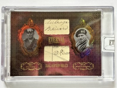 2024 Eternal Cuts Erwin Rommel Bernard Law Montgomery Dual History Relics /25