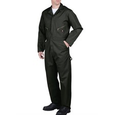 Dickies Long Sleeve Coveralls 48799 Men's XL Tall XLT, Dark Olive Green