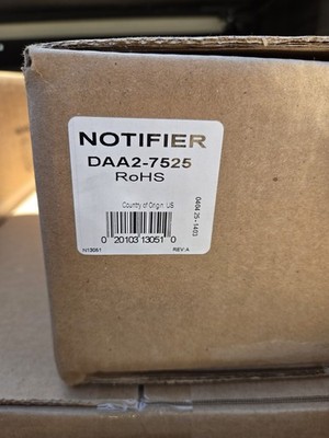 Notifier DAA2-7525 Digital Fire Alarm Control Panel Audio Amplifier