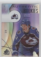 2024-25 Upper Deck SP Game Used Authentic Rookies Purple 2/5 Calum Ritchie 14hk
